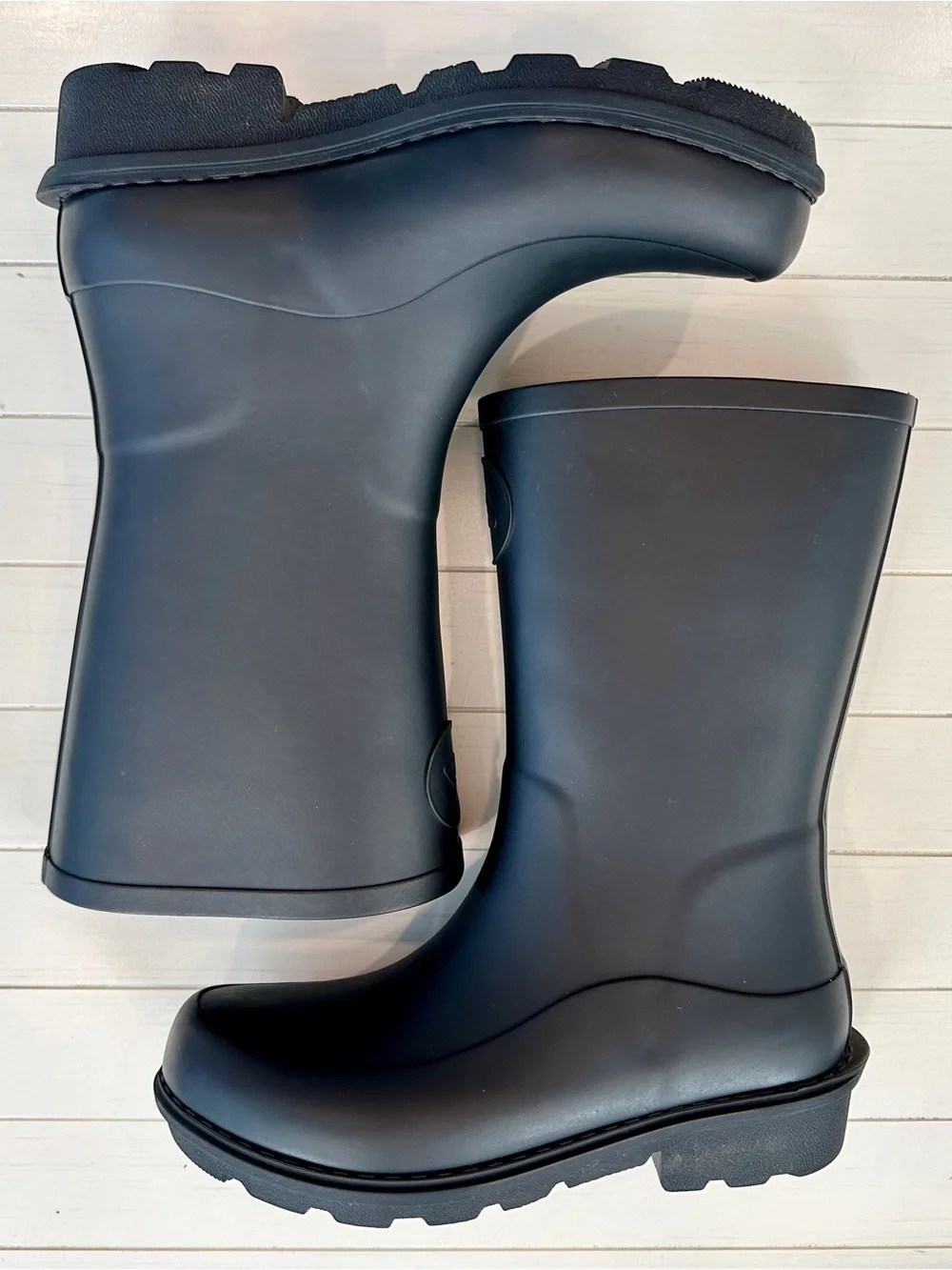 FitFlop Wonderwelly Kids Junior Unisex Rainboots - Matte Black